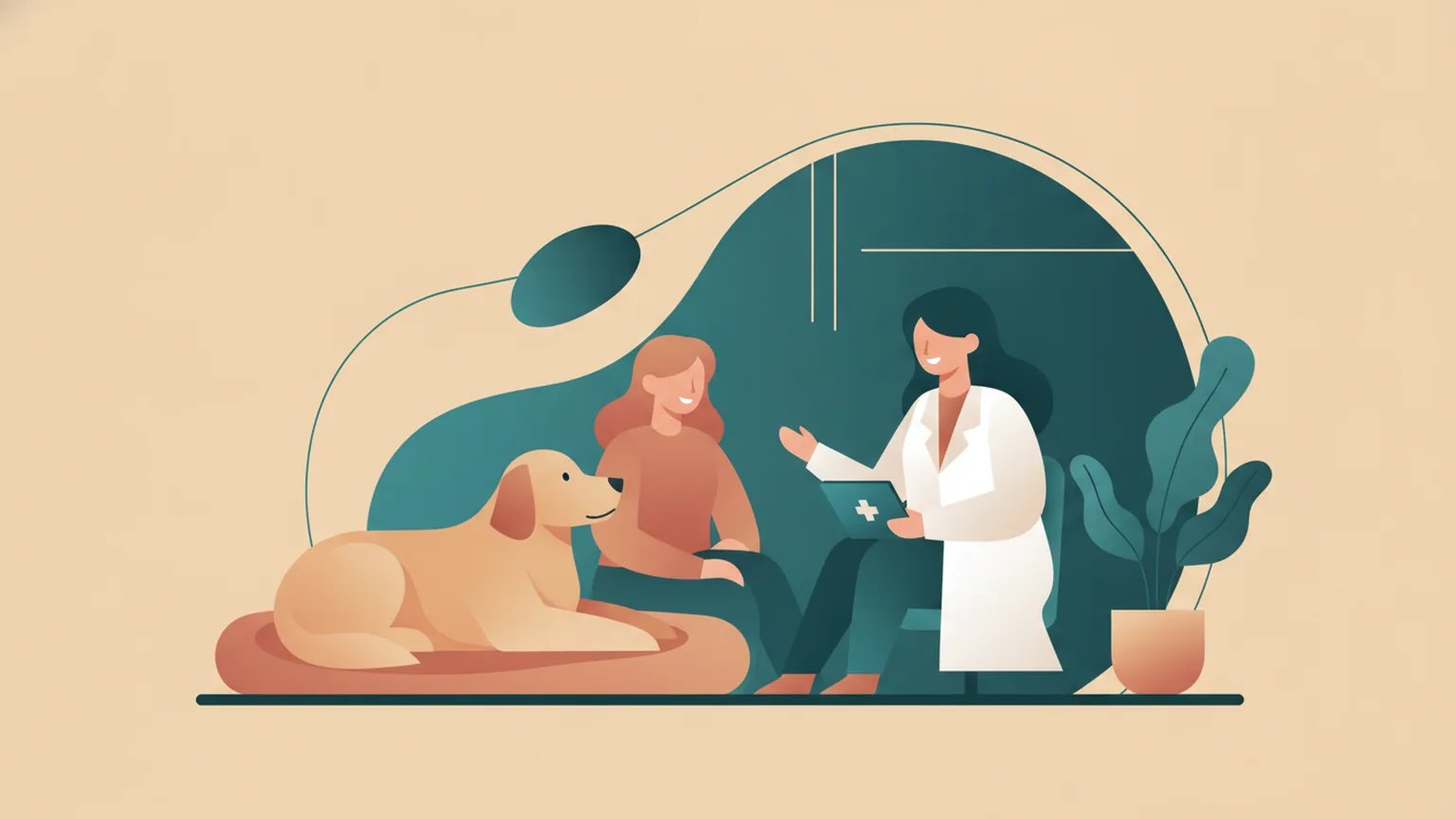 Ilustração sobre Como funciona a avaliação psiquiátrica para animal de suporte emocional