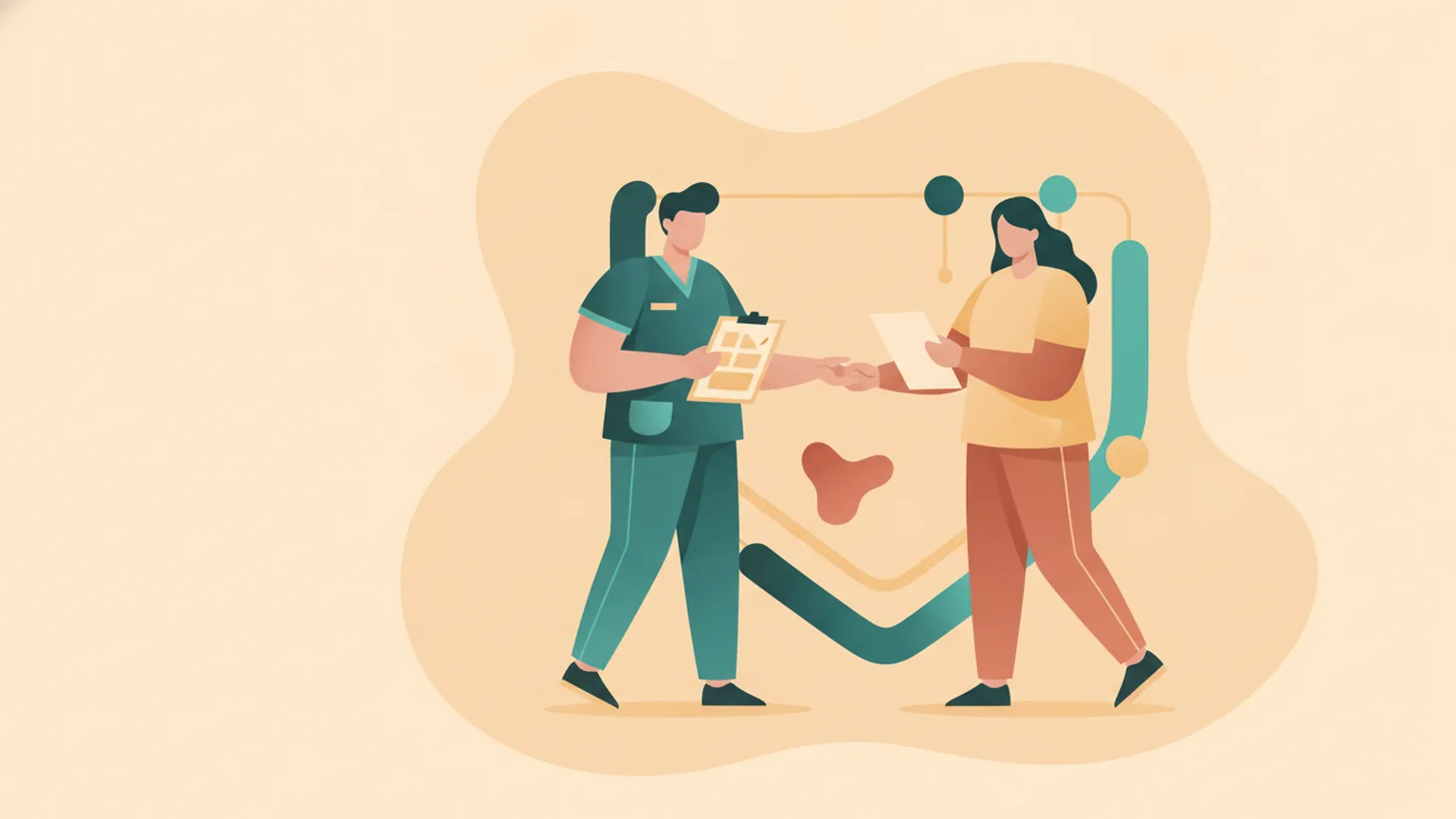 Ilustração sobre Contato
