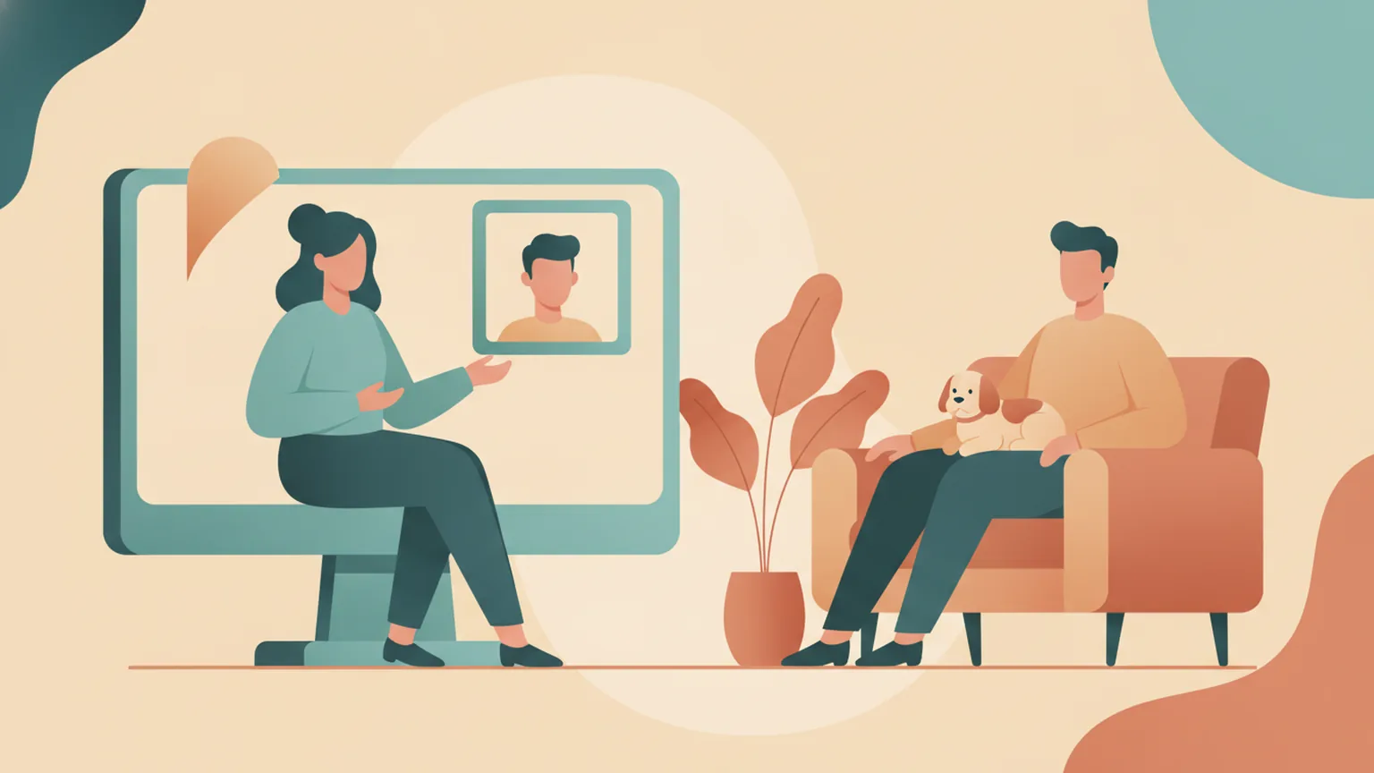 Ilustração sobre Telemedicina em psiquiatria: o que é permitido
